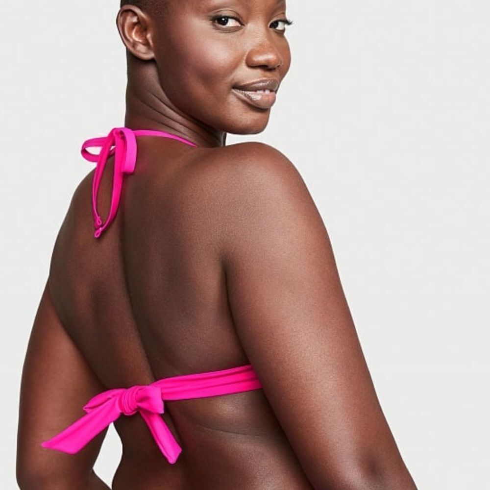 Victorias Secret Swim Halter Removable Push Up padding Bikini top & Bottom set - Picture 4 of 9